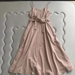 Feroux リボンポイントキャミワンピース　ピンク