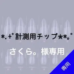 ✦⋆【さくら。 様専用】⋆ ✦計測用ネイルチップ