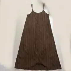 ブラウン キャミワンピース