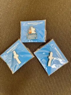 ムーミン＆ミー　ニョロニョロ　バレーパーク　ピンバッジ　3個セット　未開封