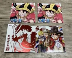 集英社ナツコミ2025 ツインステッカー　ワンピース　3点