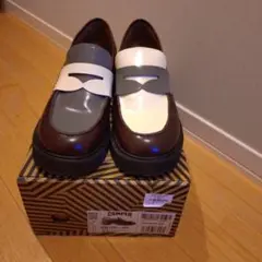 CAMPER TWINS K100576-001 ネイビー レザースニーカー44 - メルカリ
