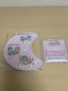 キキララ１番くじメラミンプレートとミラー＆コーム2点セット