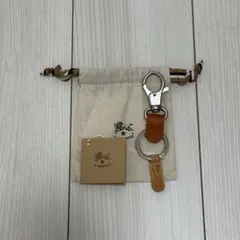 【新品未使用】IL BISONTE レザー キーホルダーヤキヌメ イルビゾンテ
