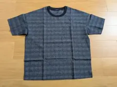 COMME CA ISM チェック柄 Tシャツ M