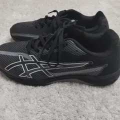 ASICS キッズスニーカー ブラック/グレー24cm