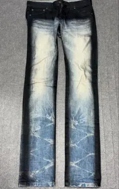 TORNADO MARTスリムフィットデニム　ダークブルー/ライトブルー