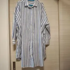 長袖シャツワンピース