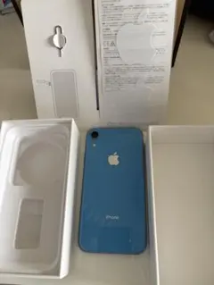 【美品】Apple iPhone XR ブルー 256GB 本体