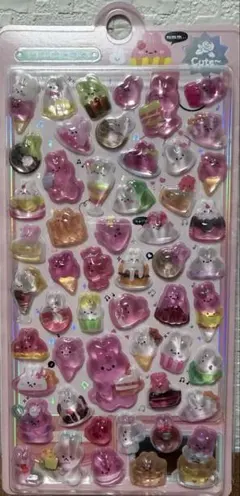 【海外正規品】ボンボンドロップシール/うさぎ