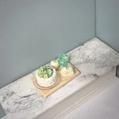 493. メロンショートセット　ミニチュアスイーツ