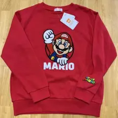 スーパーマリオ トレーナー 140 バンダイ　新品未使用　マリオ　双子