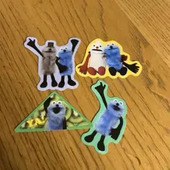 パペットスンスン ラムネ ステッカー シール セブンイレブン