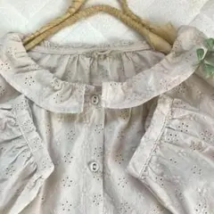 サマンサモスモス★ｓｍ2★総レース⋆オーバーレース⋆フリル襟シャツブラウス