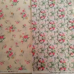 YUWA 花柄 綿生地