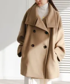 NOBLE スタンドカラーオーバーコート