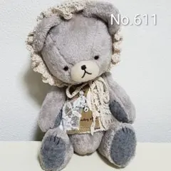 No.611 テディベア　BD 2025.10.6 グレージュ×ボンネット