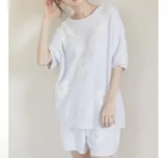 むに様専用　ジェラピケスムーズィーデイジージャガードプルオーバー＆ショートパンツ