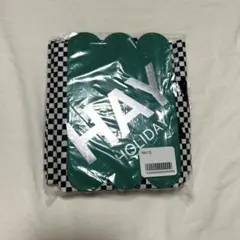 HAY トートバッグ 白黒チェック柄