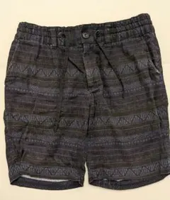 ハーフパンツ　ストライプ柄