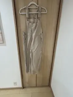 GU ベージュ サロペット サイズS