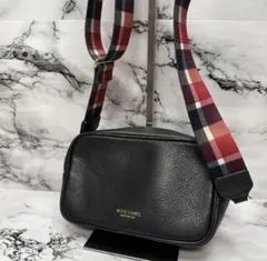 バーバリーBLUELABEL本革ボディバック　ショルダーバック