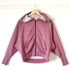 【今だけ特別価格・美品】リーボック ジップアップ スウェットパーカー ピンク L