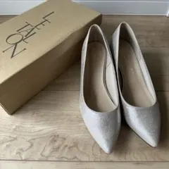 LE TALON パンプス シルバー 23.5cmのサムネイル
