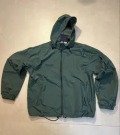 【L.L.Bean】フード付きナイロンジャケット　グリーン　Mサイズ