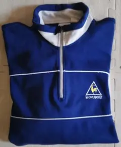 le coq sportif ネイビー ハーフジップ パーカー