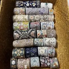 新作ベルベットリボン入り♡インド刺繍リボン福袋♡スペシャル福袋50センチ26本