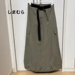 しまむら バルーンカーゴスカート カーキのサムネイル