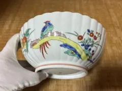 哲山 鉢 花鳥紋 輪花鉢 色絵 陶器 有田焼 哲山 鉢 花鳥紋 輪花鉢 色絵 陶器 有田焼 - メルカリ