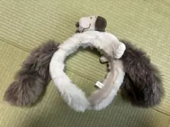 スヌーピーカチューシャ ベージュ