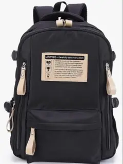 新品未使用✨ナイロン製スクールバッグ 大容量 旅行用 PC収納 メンズ リュック