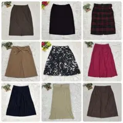 【まとめ売り】レディース スカート 9点セット M相当