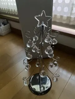 SALEライト、ポストカードおまけクリスマスクリスタルなツリーとモールのサムネイル