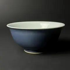 唐物 天藍釉碗 大清康煕年製 款 中国古美術 古玩 SH91