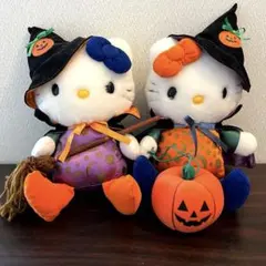 【サンリオ】ハローキティ ハロウィン ⭐︎ ぬいぐるみ 2体セット