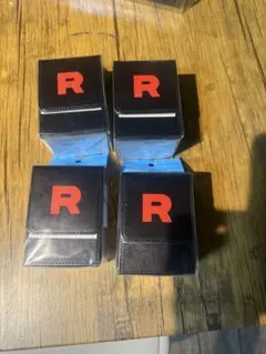 ポケモンセンター限定アイテム　ロケット団 フリップデッキケース　4個セット