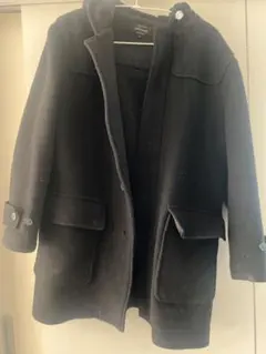 ウール ブラック ピーコート