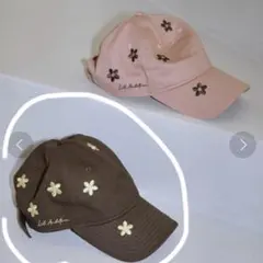 New Era 9TWENTY ベージュ 花柄キャップ M/L ゆきエラ - メルカリ