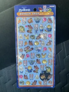 正規品 ボンボンドロップミニ ズートピア シール