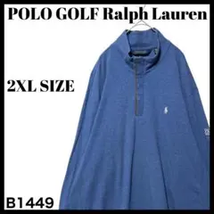 ポロゴルフ ラルフローレン ヘンリーネック スウェット プルオーバー ネイビー