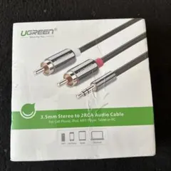UGREEN RCA 3.5mm 変換 オーディオケーブル ステレオミニプラグ