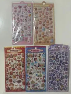 立体シール　5枚セット