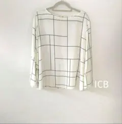 ICB アイシービー シャツ ブラウス 白 ホワイトのサムネイル