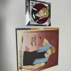 ハイキュー!!TO THE TOPコレクション缶バッジ、色紙宮侑2個セット