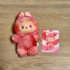 マカロン様専用。THE MONSTERS ぬいぐるみペンダント LOVE 赤