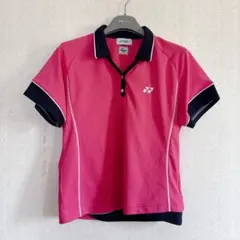 【美品】YONEX バドミントン レディース ゲームシャツ ピンク O